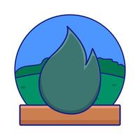 Illustration of fire vector