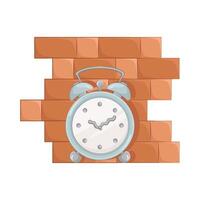 Illustration of clock vector