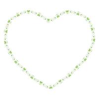 Hand drawn hearts border and frame vector