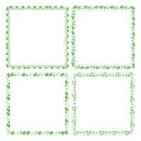 Hand drawn hearts border and frames collection vector