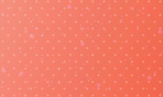 Design red polka dot with bokeh background vector