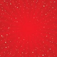 Christmas of big and small snowflakes in red colors background vector