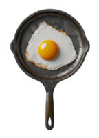 fried egg isolated on transparent background png