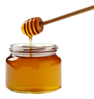 wooden honey dipper isolated on transparent background png