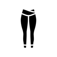 leggings clothing glyph icon illustration vector