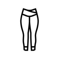 leggings clothing line icon illustration vector