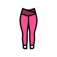 leggings clothing color icon illustration vector