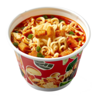 instant noodle isolated on transparent background png