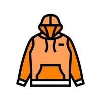 hoodies clothing color icon illustration vector