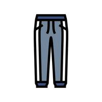 joggers clothing color icon illustration vector