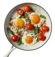 fried egg isolated on transparent background png