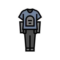 dark clothing emo color icon illustration vector