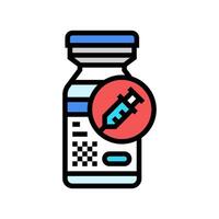 vaccines medicines pharmacy color icon illustration vector