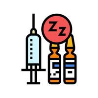 anesthetics medicines pharmacy color icon illustration vector