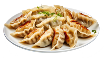 gyoza isolated on transparent background png
