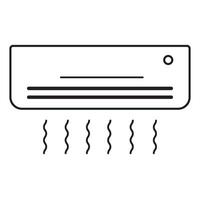 air conditioning icon illustration design template vector