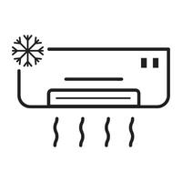 air conditioning icon illustration design template vector