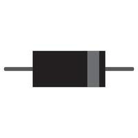 Electric diode icon illustration design vector