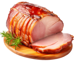 ham isolated on transparent background png