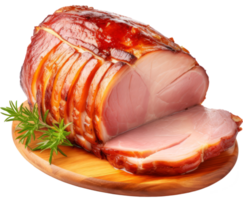 jambon isolé sur transparent Contexte png