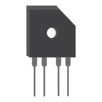 Electric diode icon illustration design vector