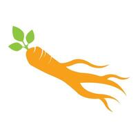 ginseng icon illustration design template vector
