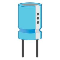 electrical capacitor icon illustrator design vector