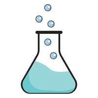 chemistry laboratory icon illustration design vector