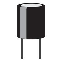 eléctrico condensador icono ilustrador diseño vector