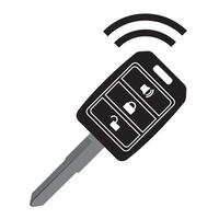 remote control car alarm icon illustration design vector