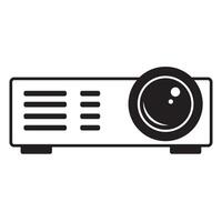 película proyector icono ilustrador diseño vector