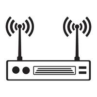 wifi router icon illustration design vector