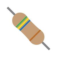 eléctrico resistor icono ilustración diseño vector