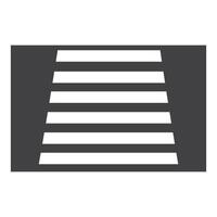 zebra cross icon illustration design vector