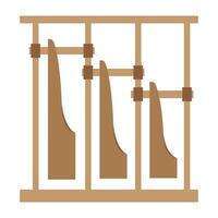 angklung icono ilustración modelo diseño vector