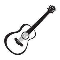 guitarra icono ilustración diseño modelo vector