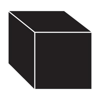 cube icon illustration design template