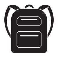 backpack icon illustration design template vector