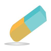 eraser icon illustration design template vector