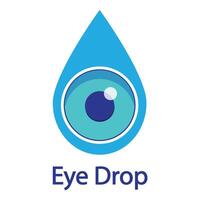 eye drops icon illustration design template vector