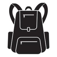 backpack icon illustration design template vector