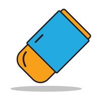 eraser icon illustration design template vector