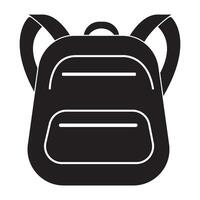 backpack icon illustration design template vector