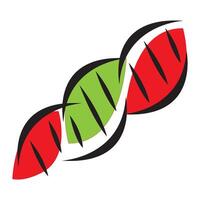 Genetic DNA icon illustration design template vector