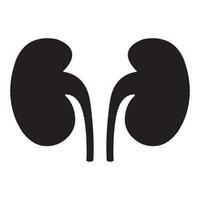 kidney icon illustration design template vector
