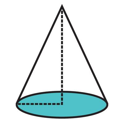 cone icon illustration design template