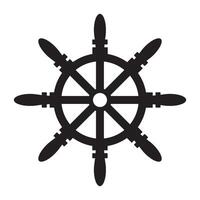 Embarcacion direccion icono ilustración diseño modelo vector