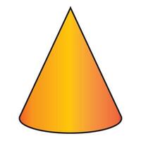 cone icon illustration design template vector