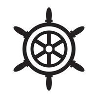 ship steering icon illustration design template vector