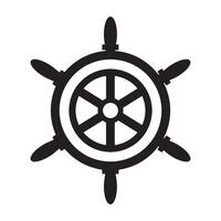 ship steering icon illustration design template vector